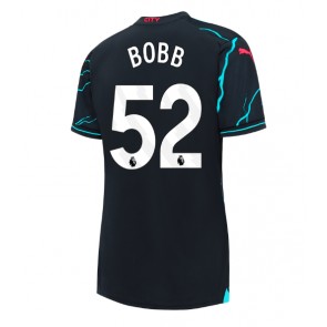 Manchester City Oscar Bobb #52 Tredje Tröja Kvinnor 2023-24 Kortärmad